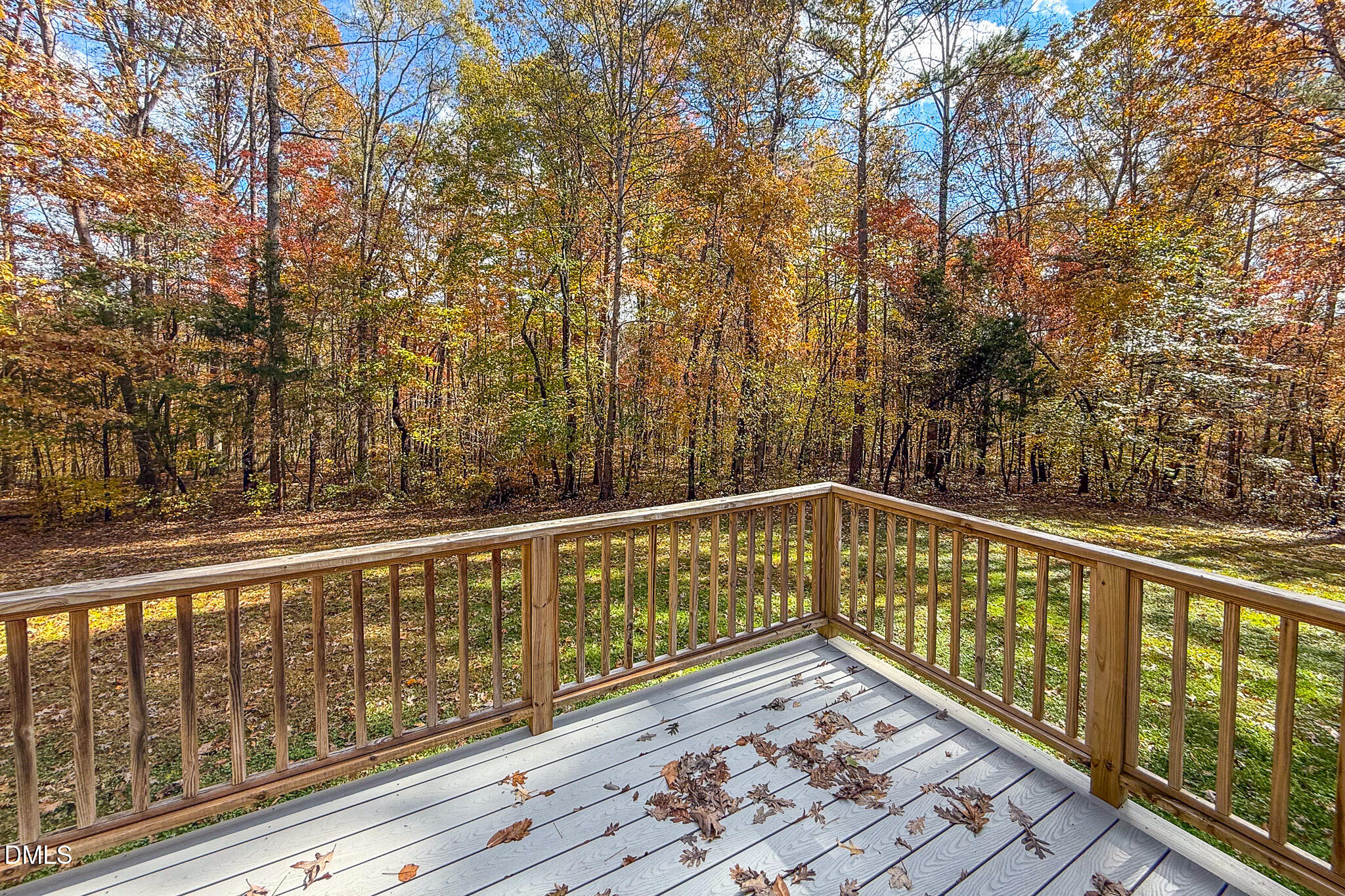 689 Lockamy Road Timberlake, NC 27583 - Photo 6 of 33 a view of balcony with wooden floor and fence
