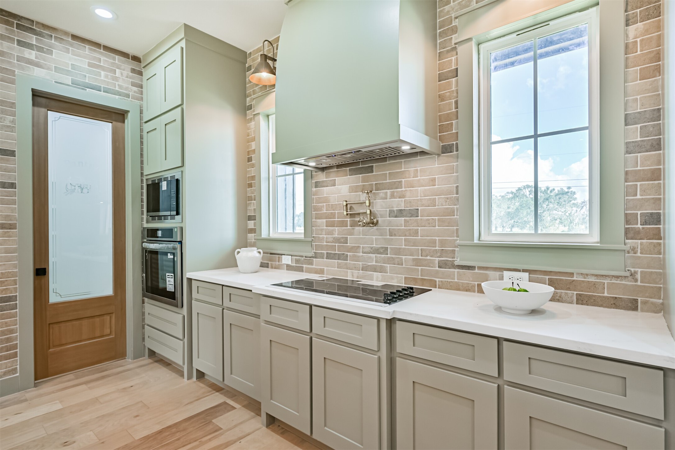 208 Pony Trail Angleton, TX 77515 - Photo 16 of 50 a bathroom with a sink and a mirror