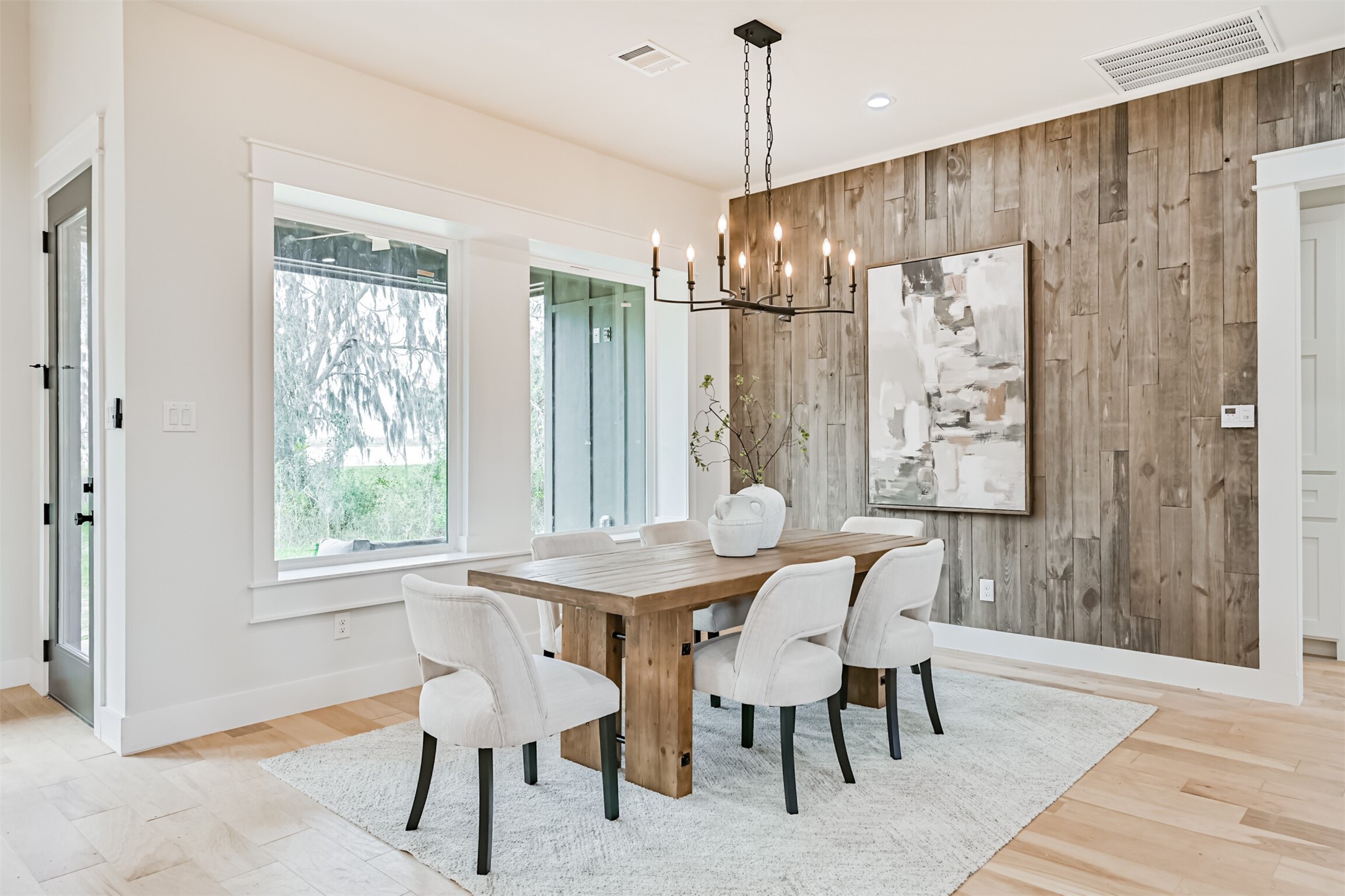 208 Pony Trail Angleton, TX 77515 - Photo 23 of 50 a view of a a dining room with furniture window and wooden floor
