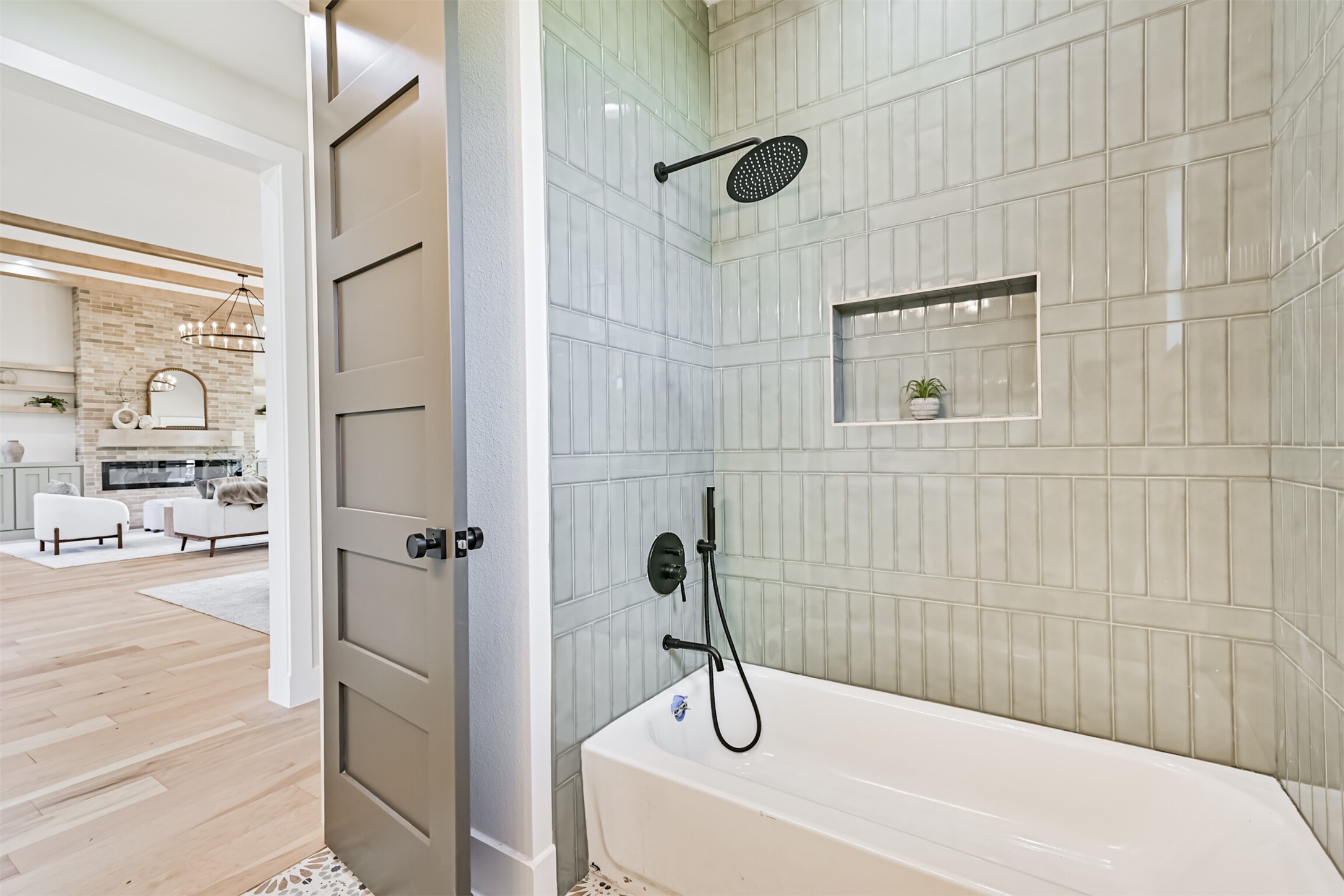 208 Pony Trail Angleton, TX 77515 - Photo 43 of 50 a bathroom with a shower