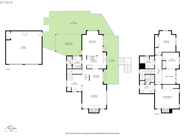 an aerial view of a swimming pool