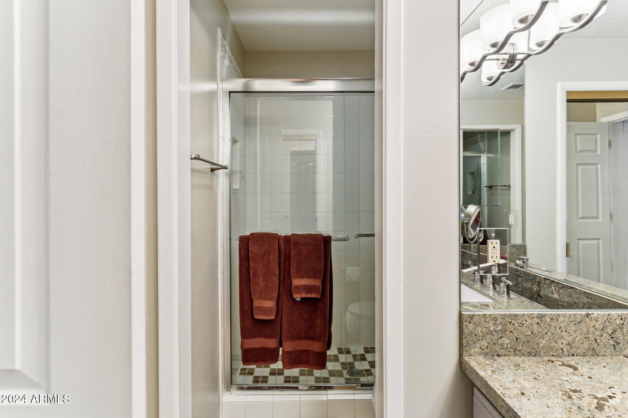 9707 East Mountain View Road, Unit 2440 Scottsdale, AZ 85258 - Photo 14 of 29 Master shower