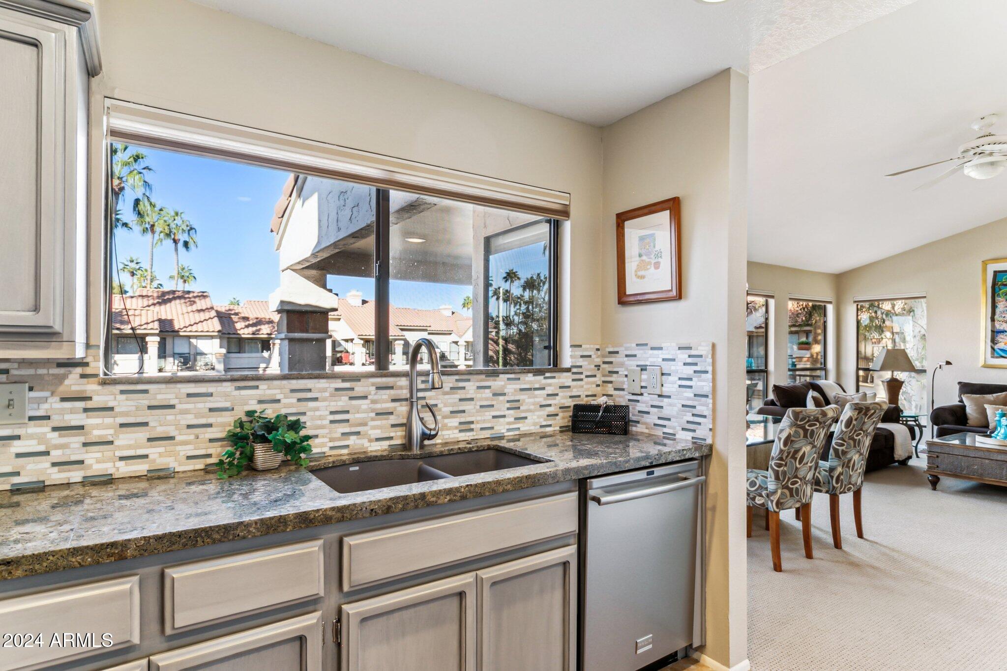9707 East Mountain View Road, Unit 2440 Scottsdale, AZ 85258 - Photo 2 of 29 Remodeled Kitchen