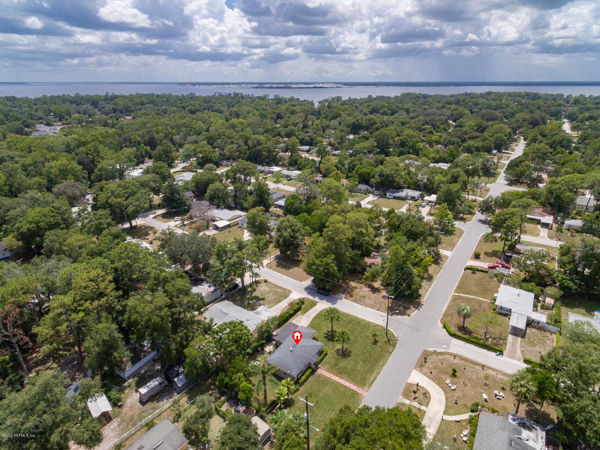 2606 Clemson Road Jacksonville, FL 32217 - Photo 25 of 25 an aerial view of residential house with outdoor space