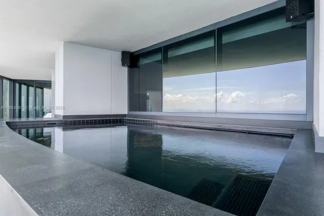 a view of a floor to room and window