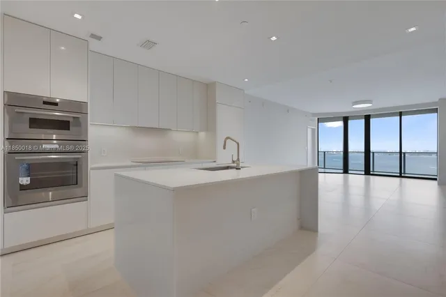 a view of a garden with a pathway