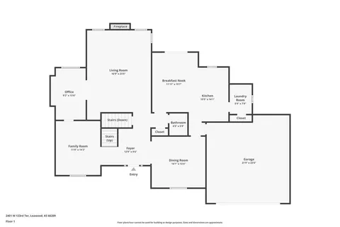 $590,000 | 2401 West 123rd Terrace, Leawood, KS 66209