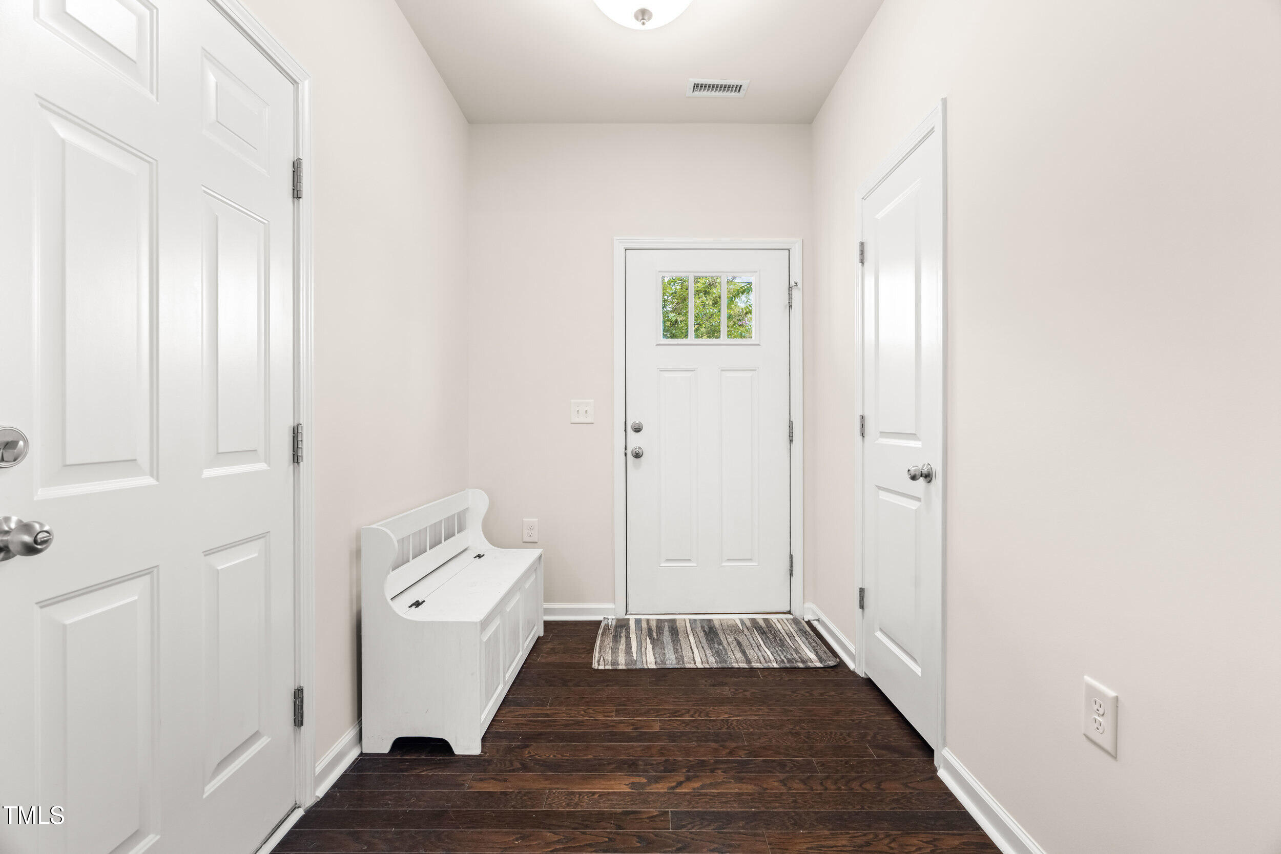 113 Lafferty Street Durham, NC 27703 - Photo 5 of 39 a view of hallway with wooden floor