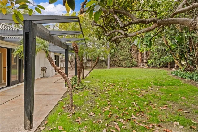 a view of a street with a building in the background