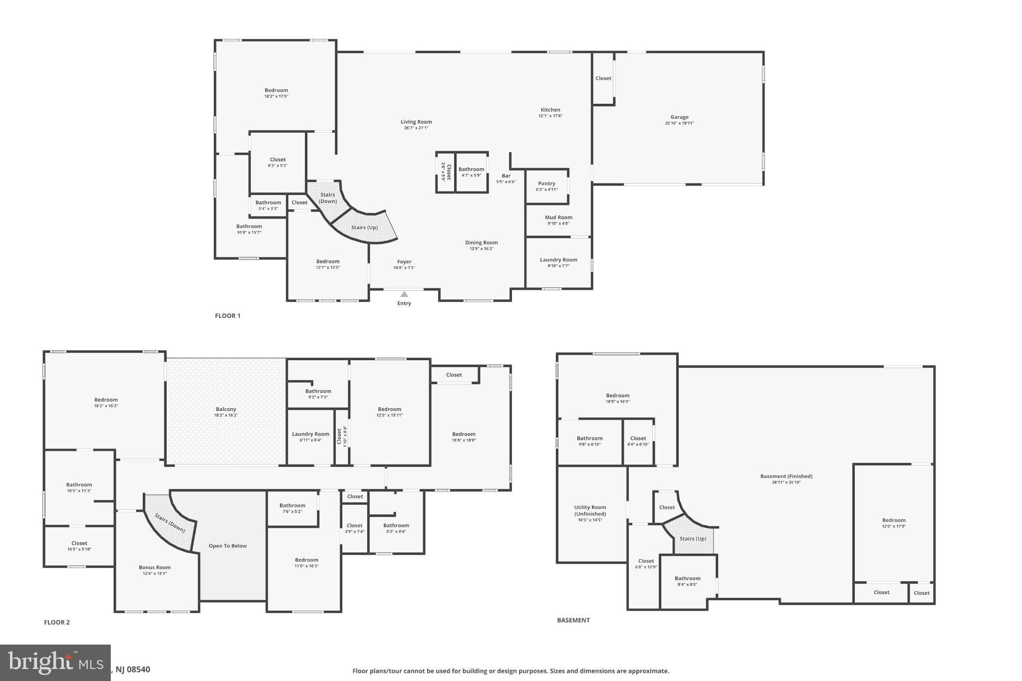 32 Gulick Road Princeton, NJ 08540 - Photo 56 of 56 Spacious multi-level floor plan layout.