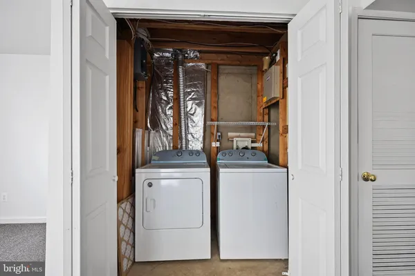 a view of washer and dryer