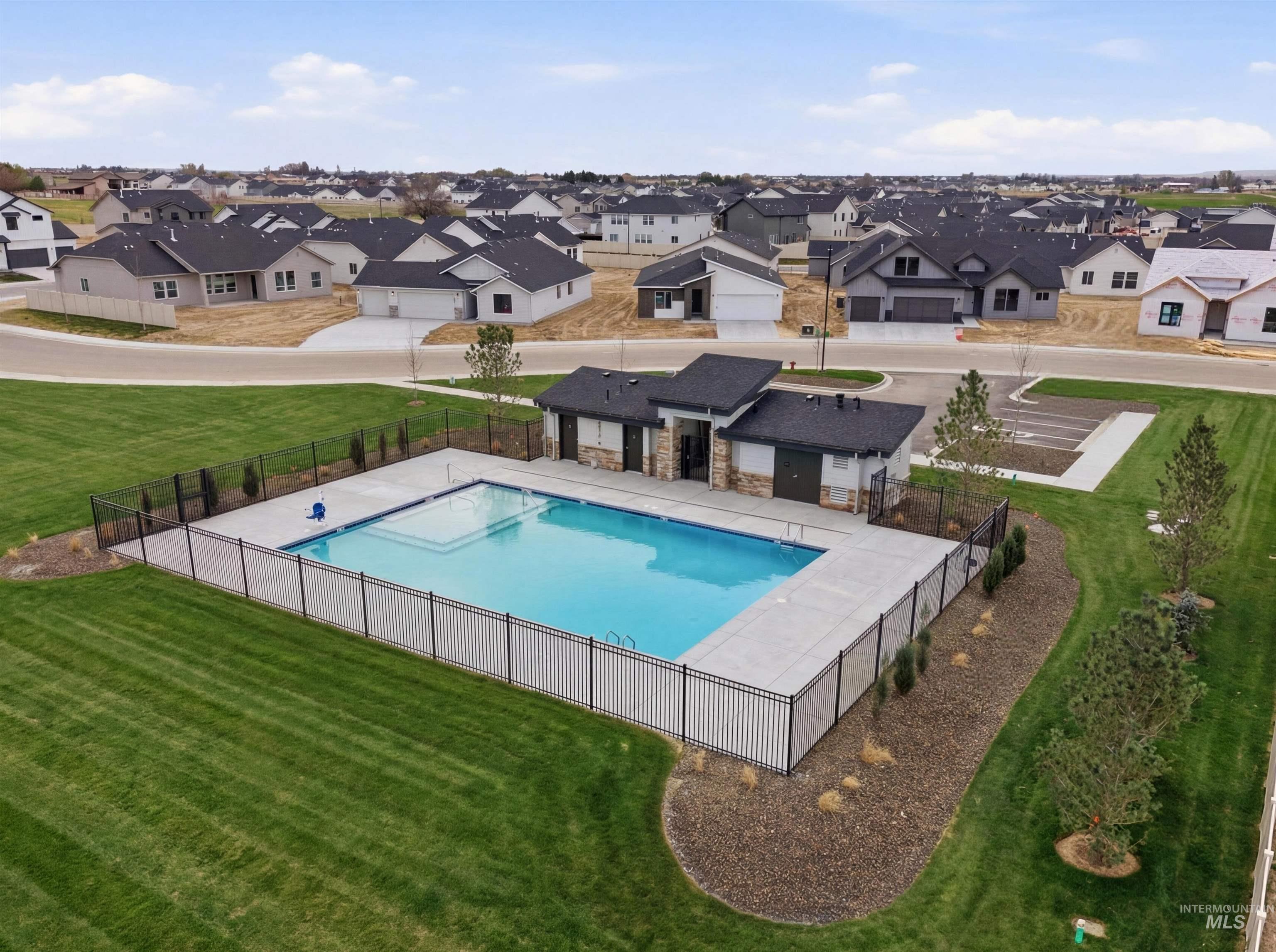 5315 South Memory Avenue Meridian, ID 83642 - Photo 24 of 24 Community pool with a patio and a residential view