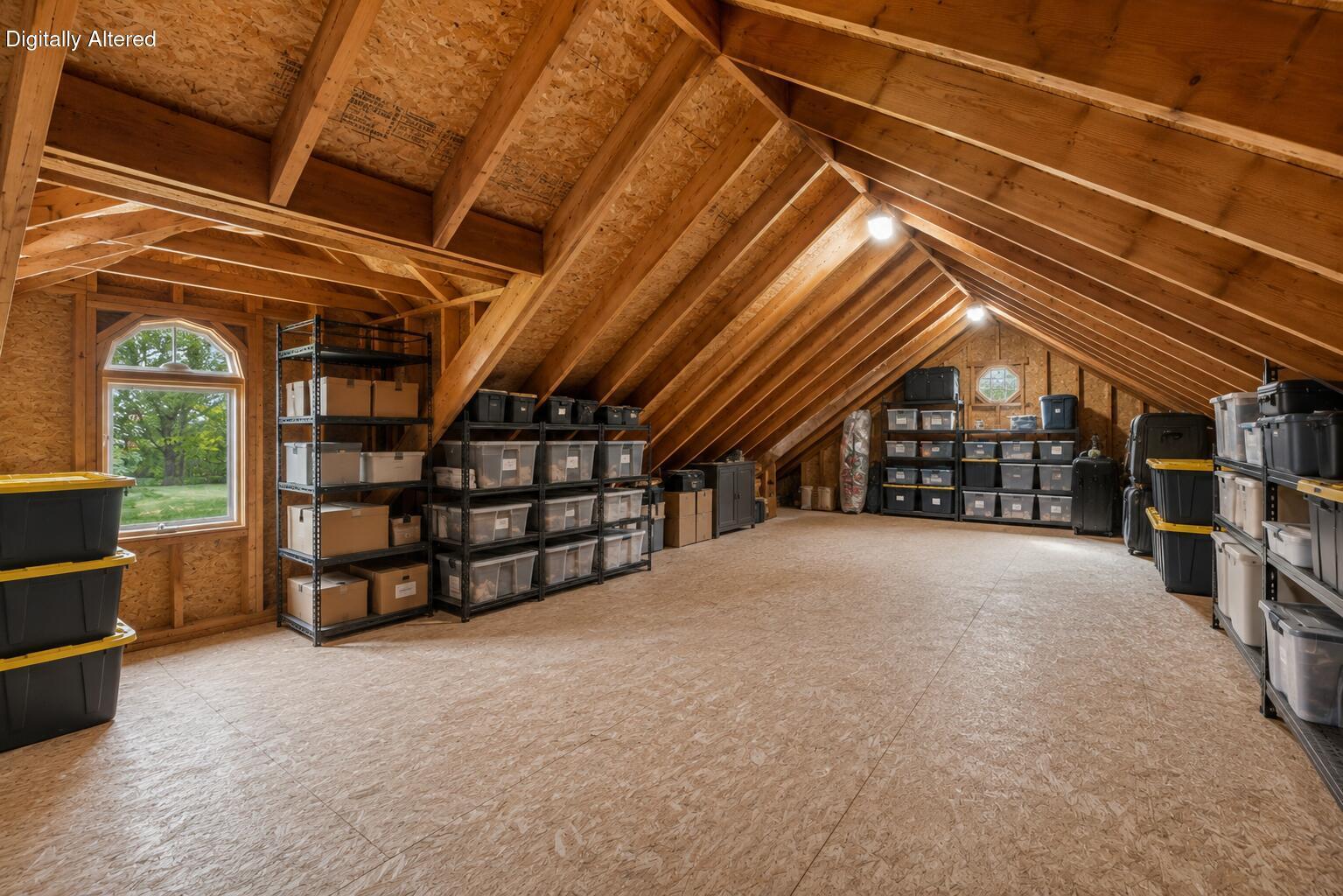 26041 Deer Ridge Trail Norway, WI 53185 - Photo 45 of 58 Storage Concept for attic above garage