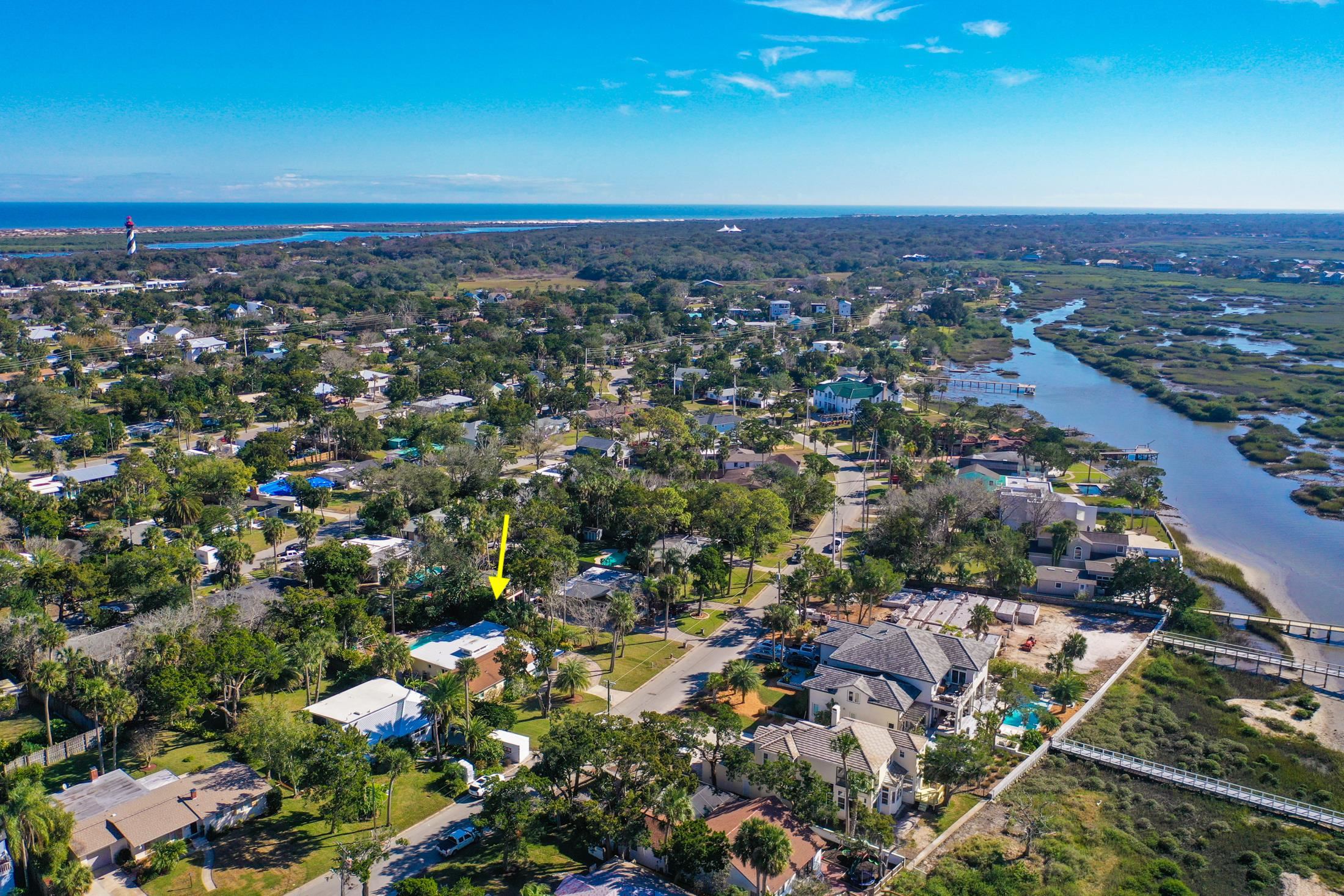 252 South Matanzas Boulevard St. Augustine, FL 32080 - Photo 32 of 32 an aerial view of multiple house