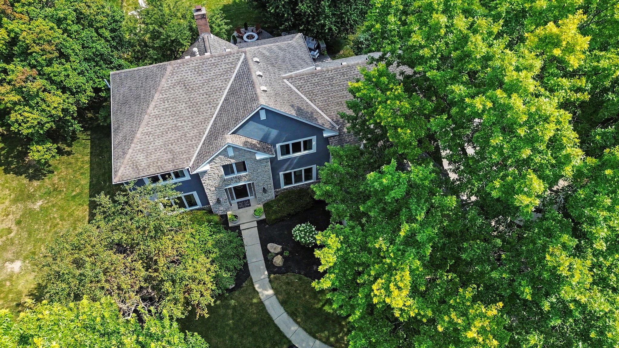 340 Shale Ridge Court Powell, OH 43065 - Photo 41 of 51 drone front