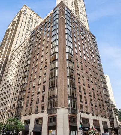 a front view of a building
