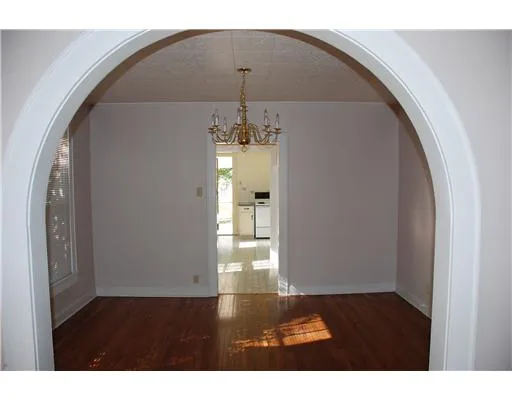 a view of a hallway in a house