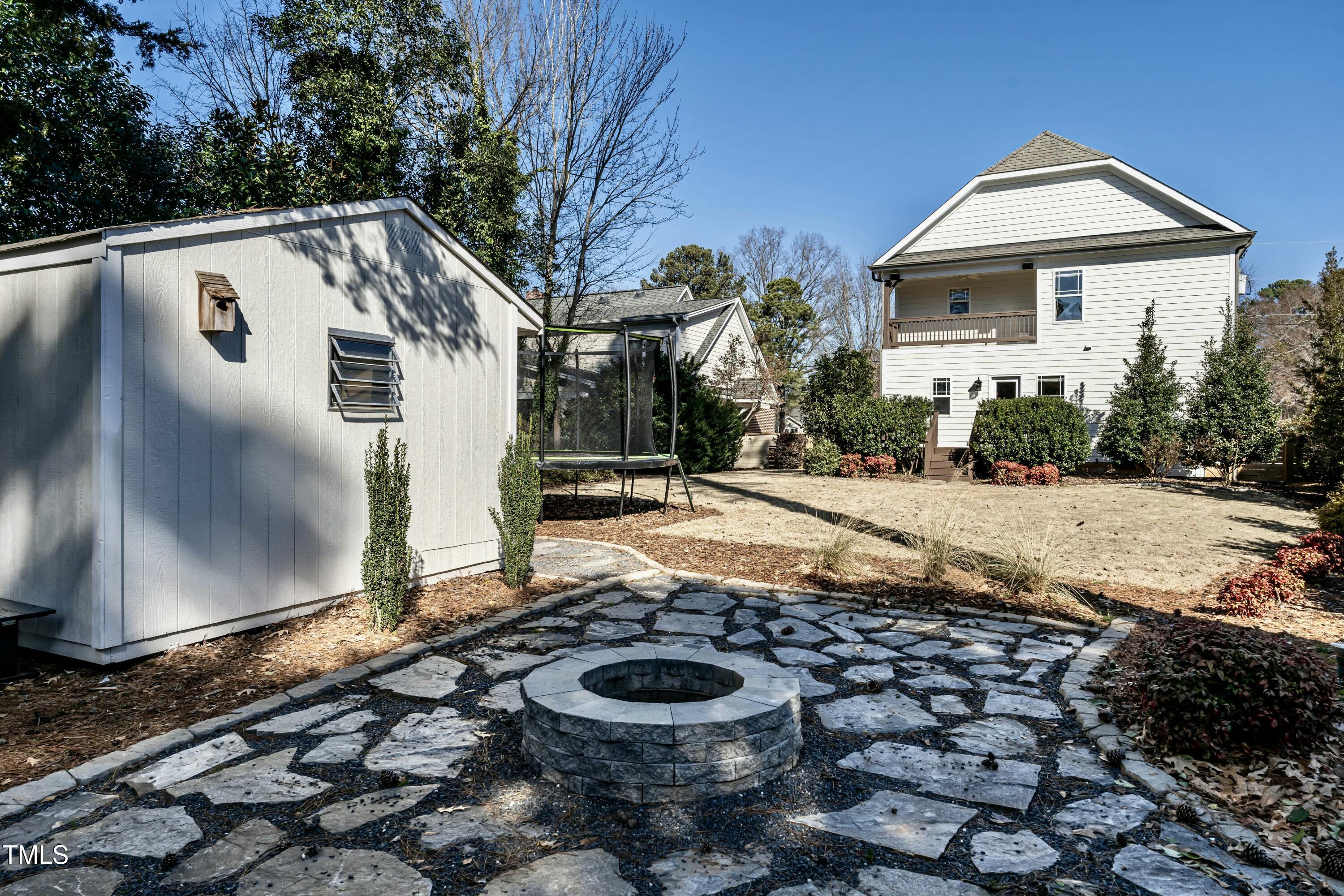 708 Kimbrough Street Raleigh, NC 27608 - Photo 33 of 36 Backyard Facing North