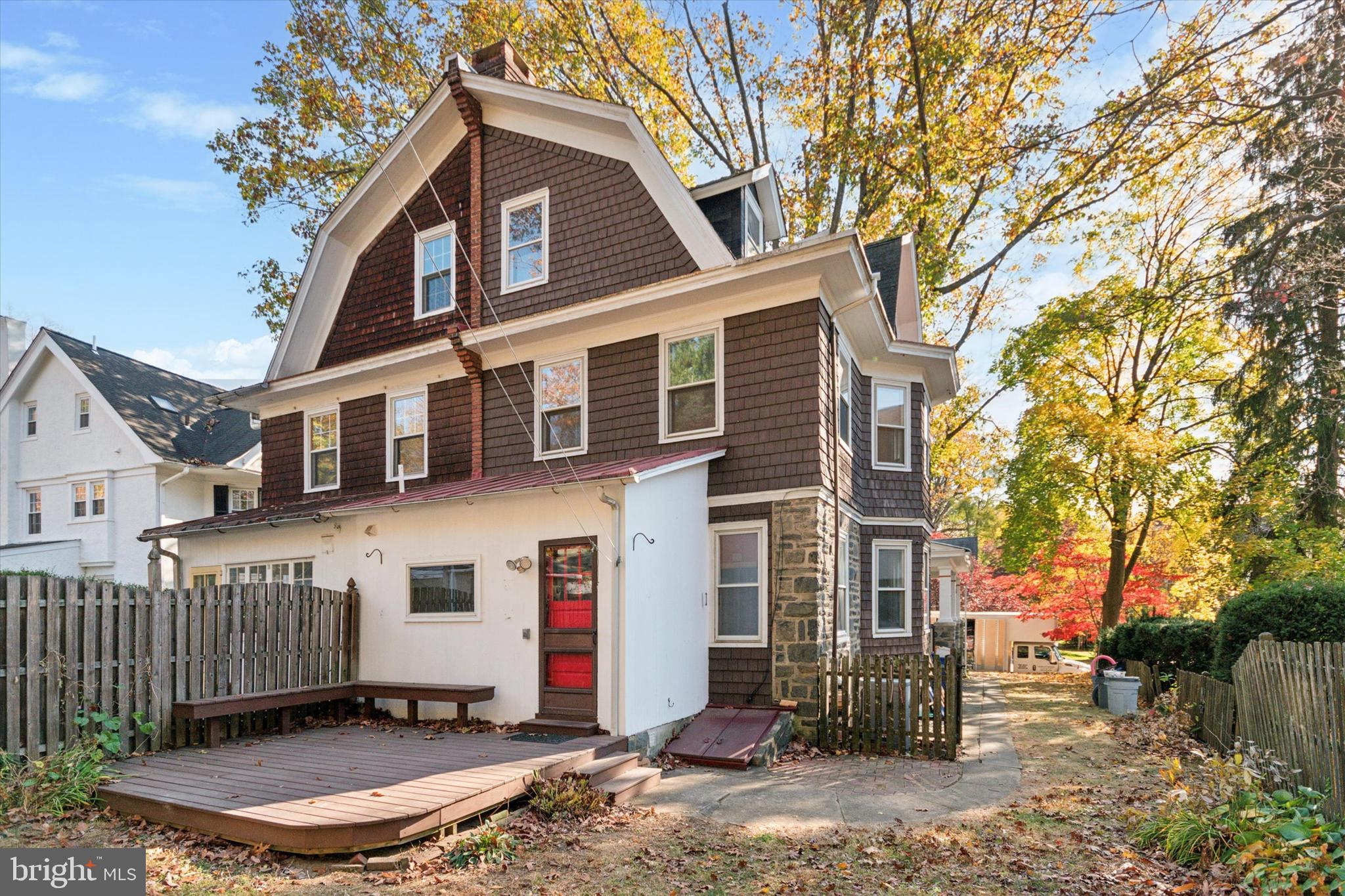 221 Mather Road Jenkintown, PA 19046 - Photo 40 of 52 Back of home.