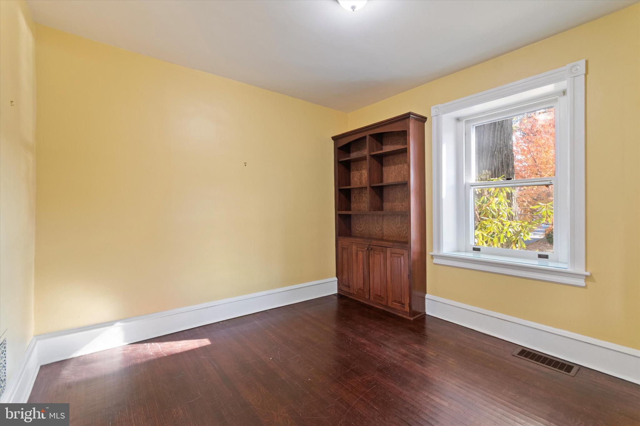 Living room built-ins.