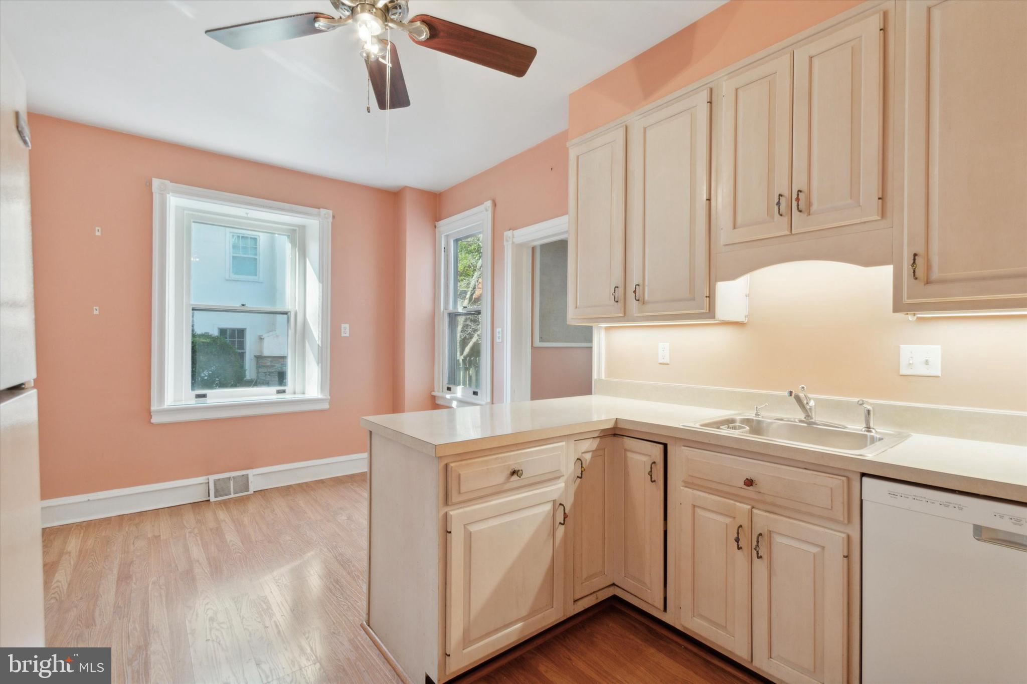 221 Mather Road Jenkintown, PA 19046 - Photo 10 of 52 Kitchen with view of eat in area under window.