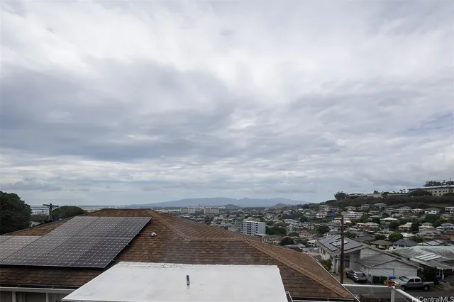 an aerial view of multiple houses