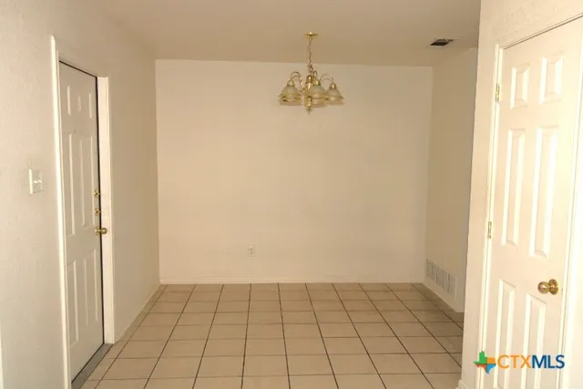 a view of an empty room