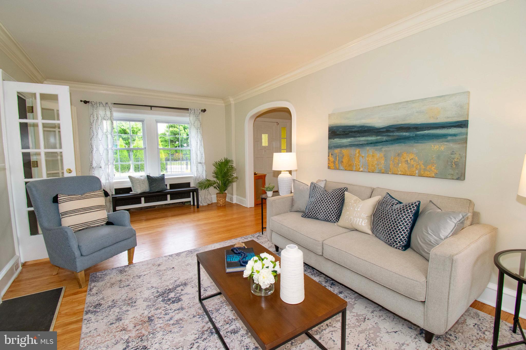 501 East Manoa Road Havertown, PA 19083 - Photo 11 of 42 a living room with furniture and a large window