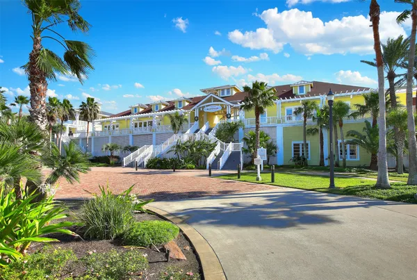 a view of a volley ball court