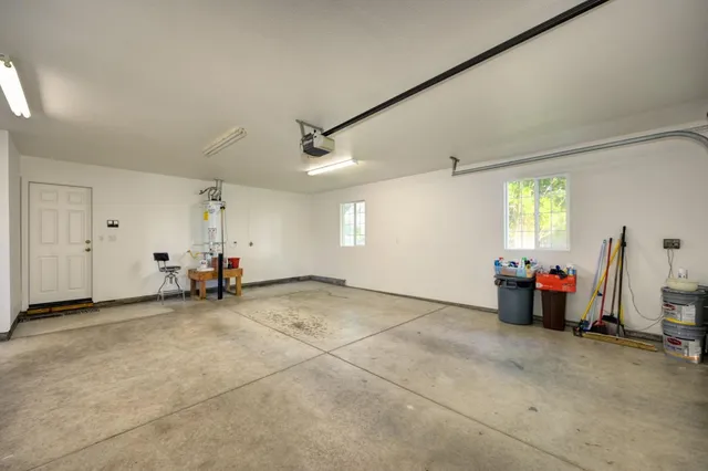 a view of a golf course with a garden