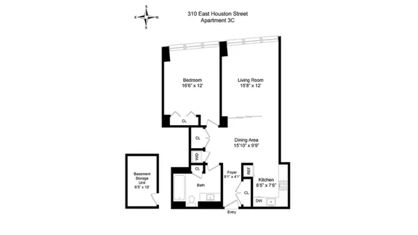 $1,100,000 | 1 Avenue B, Unit 3C | East Village