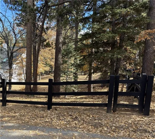 a view of park bench