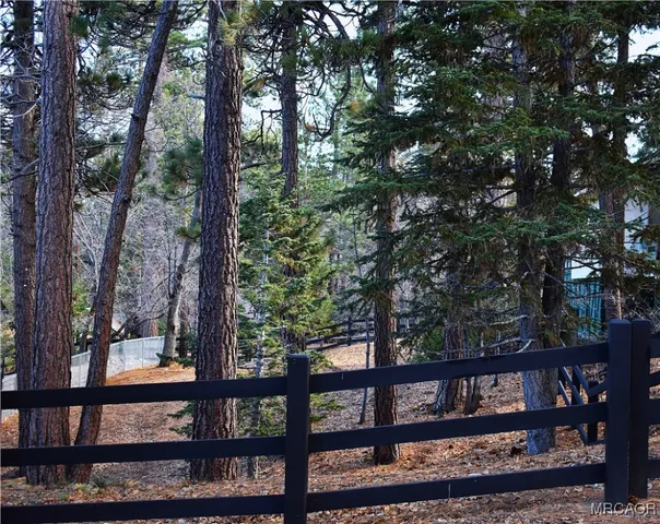 a view of park with bench sitting