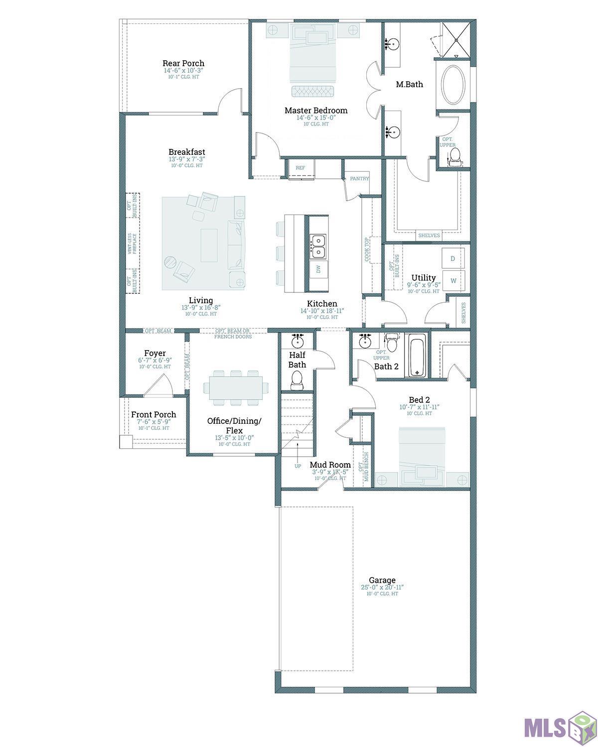 3564 Waterbury Avenue Baton Rouge, LA 70810 - Photo 41 of 43 Vacherie - First Floor