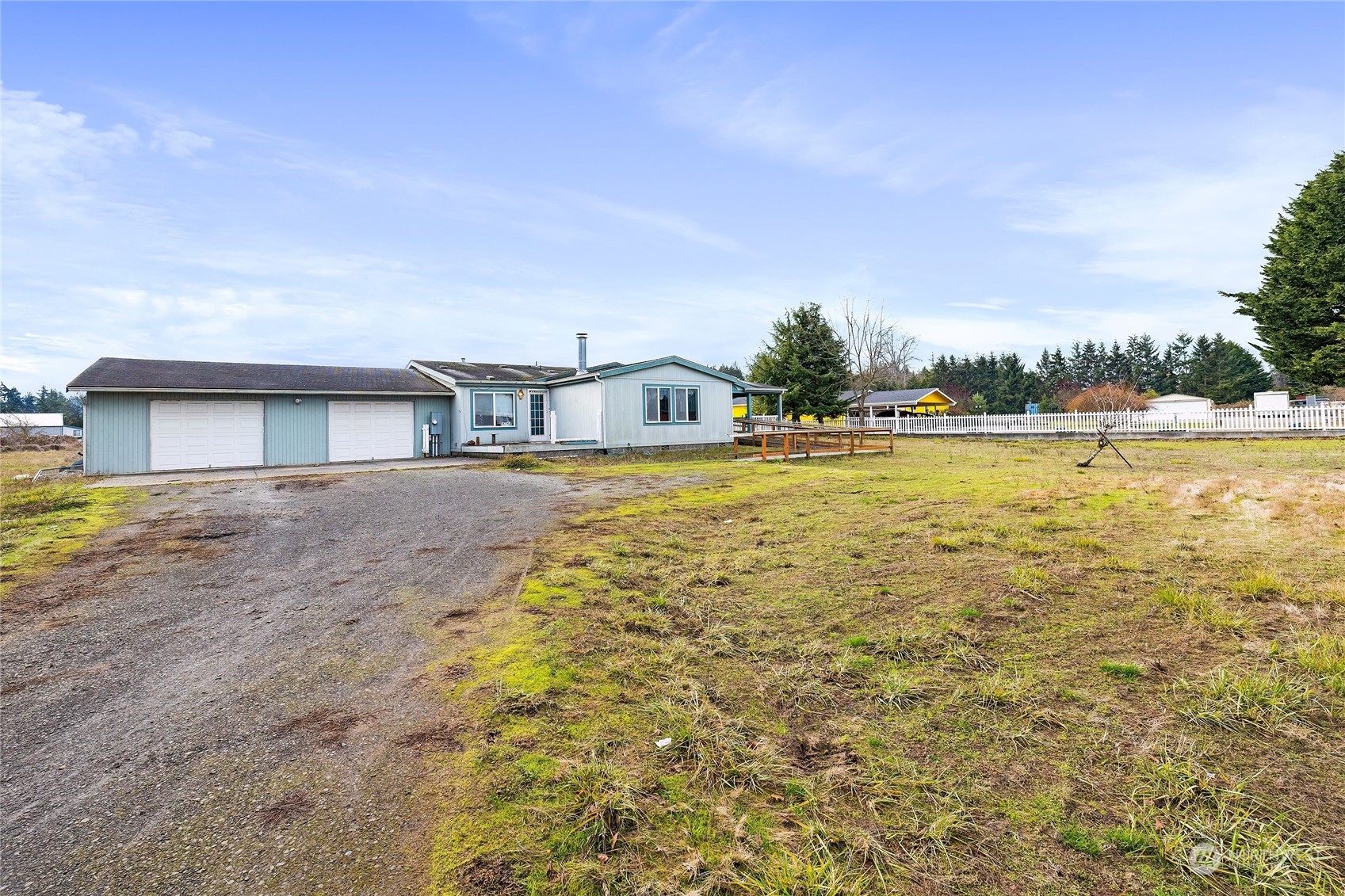 245 Griffith Farm Road Sequim, WA 98382 - Photo 1 of 33 a view of a swimming pool with an ocean view