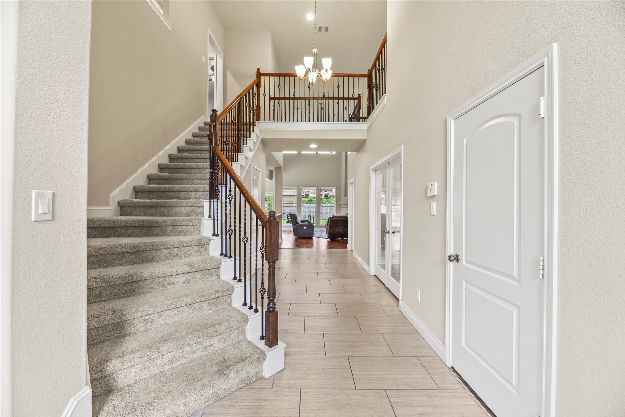 3834 Trophy Ridge Drive Spring, TX 77386 - Photo 5 of 43 a view of entryway and hall with a front door
