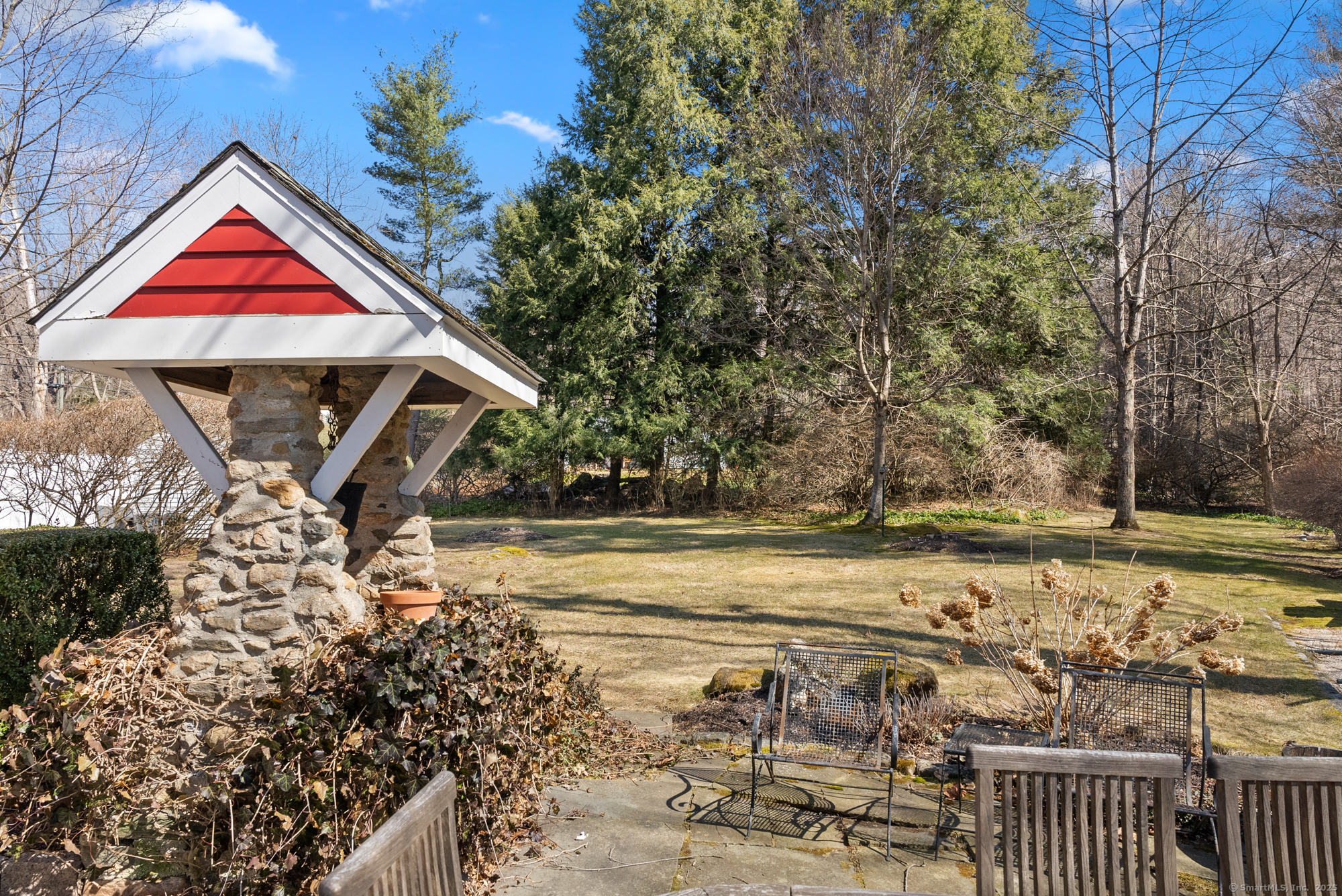 112 Chestnut Land Road New Milford, CT 06776 - Photo 31 of 32 a view of a backyard of the house