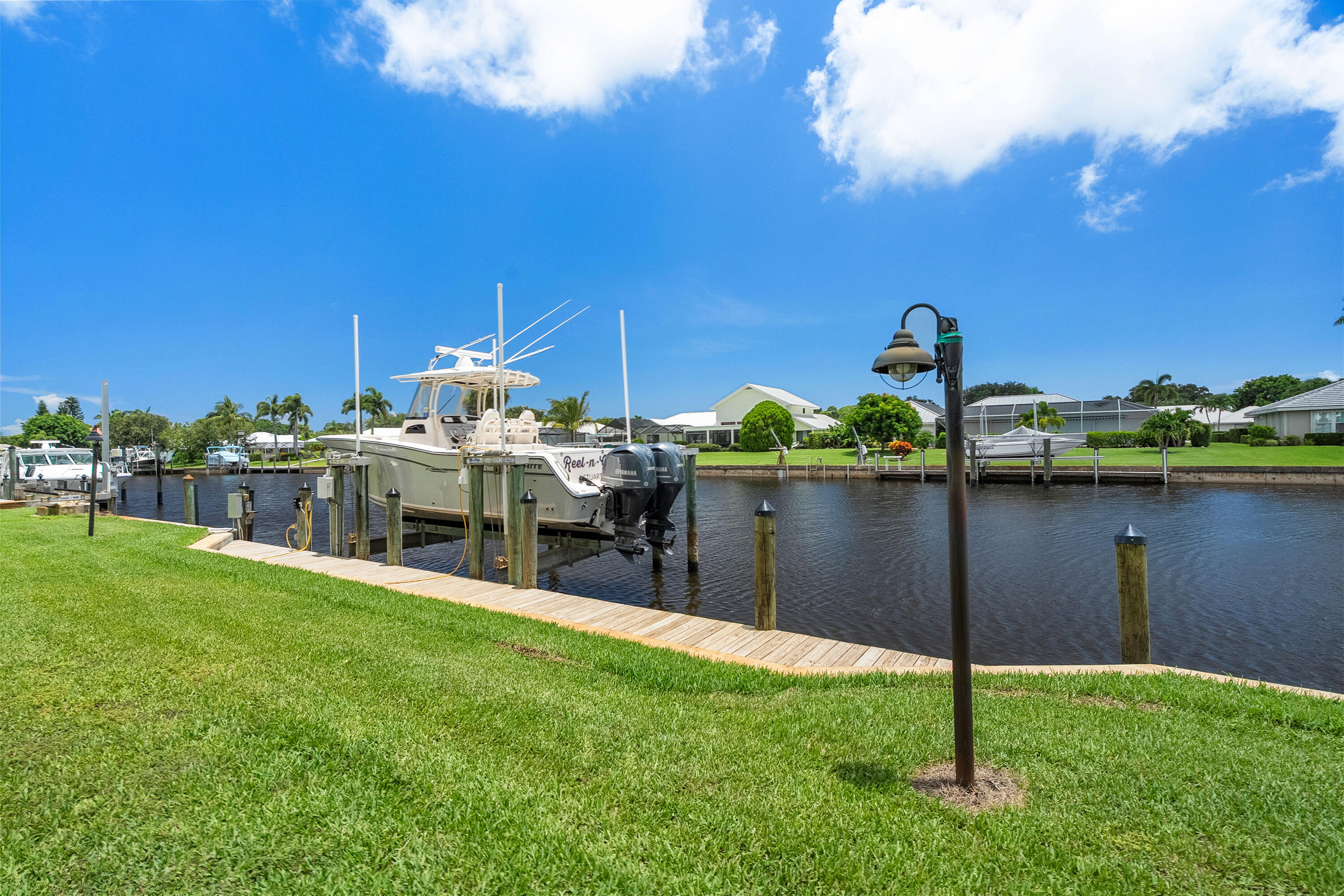 3422 Southeast Fairway West Stuart, FL 34997 - Photo 60 of 88 Boat Dock - SideView