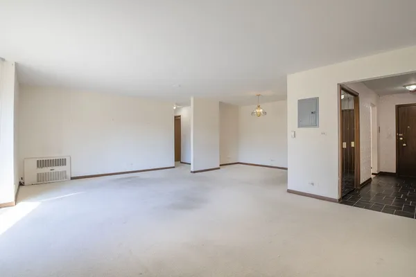 an empty room with a empty space