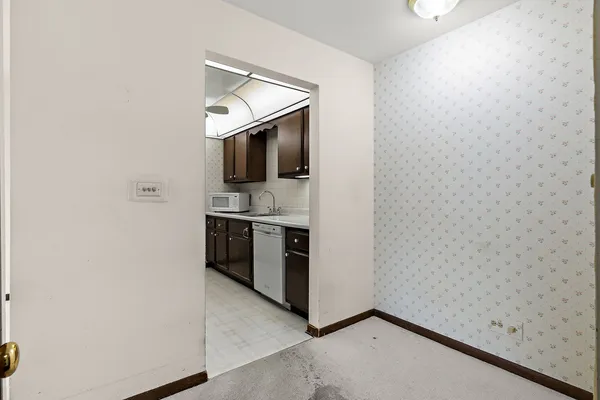 a view of kitchen with sink
