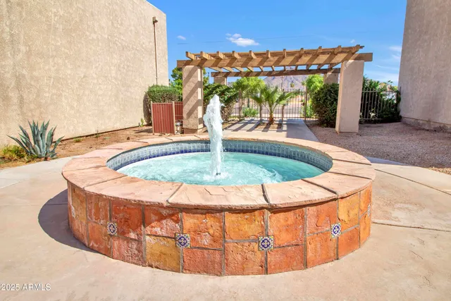 a view of outdoor space swimming pool and furniture