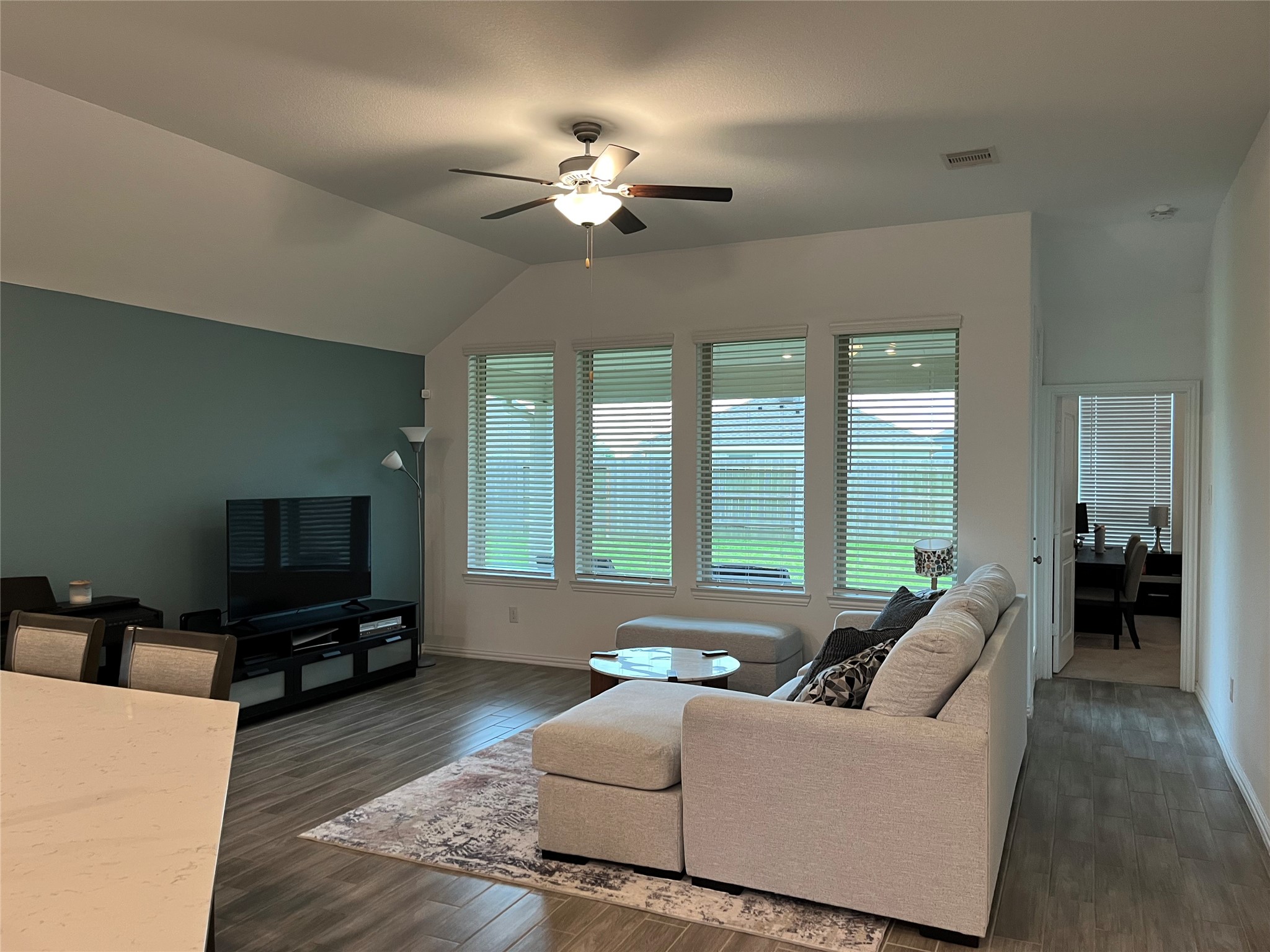 14242 Amherst Mdw Trail Rosharon, TX 77583 - Photo 13 of 36 Family Room * Large Windows Face the Back Yard