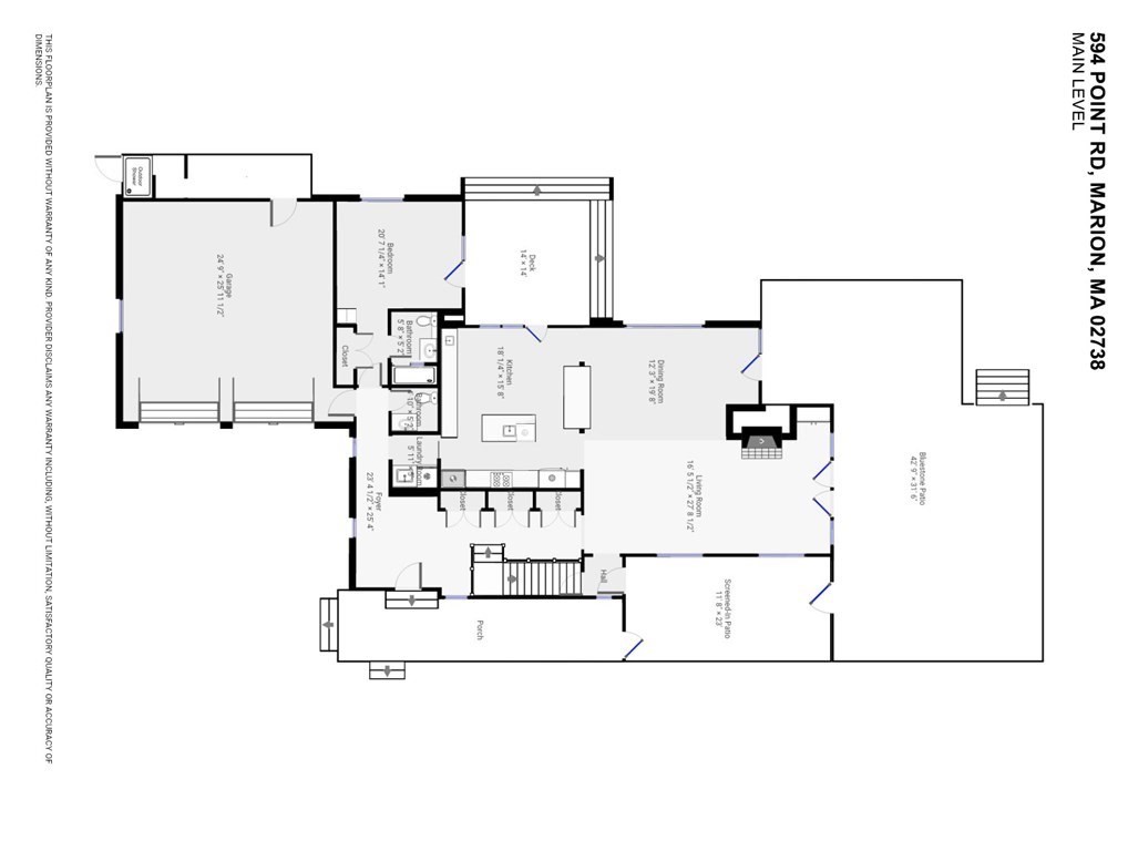 594 Point Road Marion, MA 02738 - Photo 36 of 37 a picture of floor plan