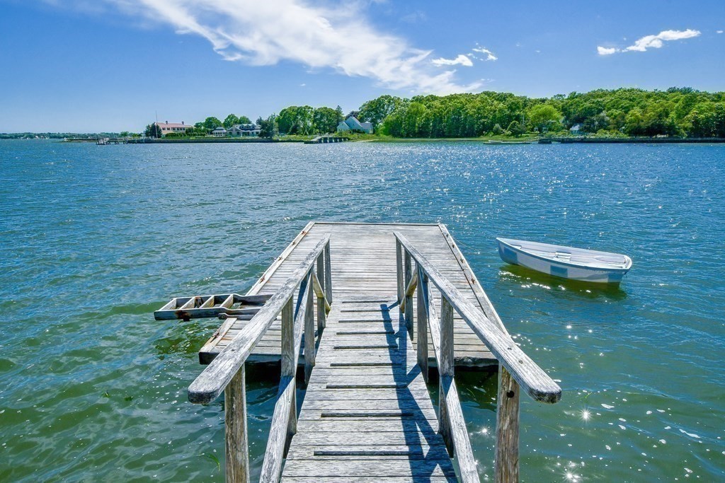 594 Point Road Marion, MA 02738 - Photo 8 of 37 a view of lake from deck