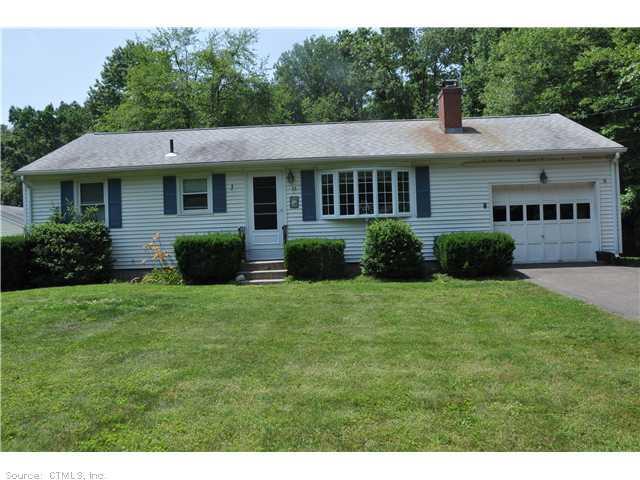 33 West Road South Windsor, CT 06074 - Photo 1 of 1 Exterior Front. Immaculate 3 bed, 1 bath Ranch with HUGE family room!