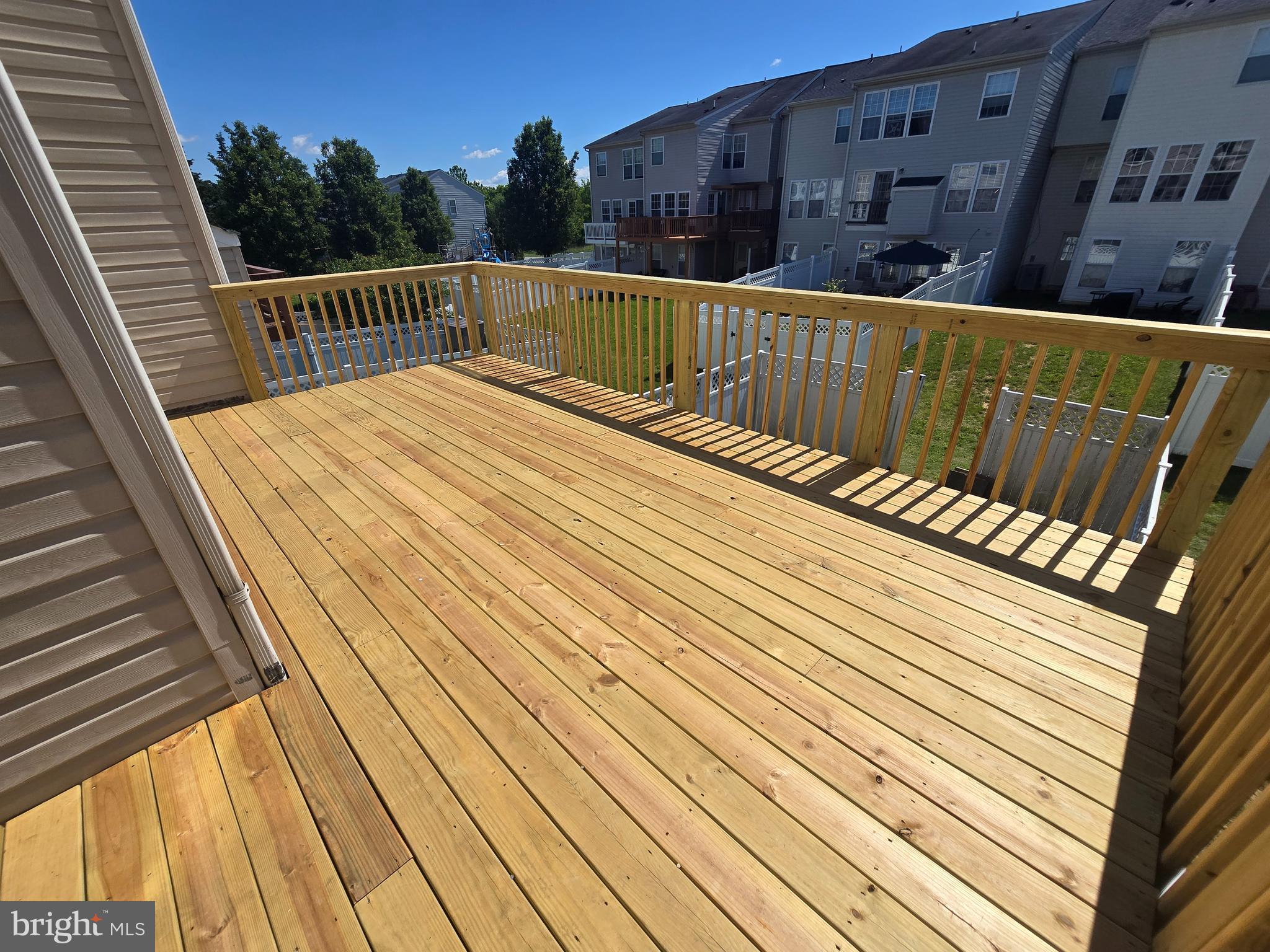 1248 Steed Street Ranson, WV 25438 - Photo 16 of 42 a view of balcony with wooden floor and fence