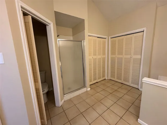 a view of closet area