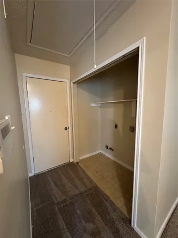 a view of empty room