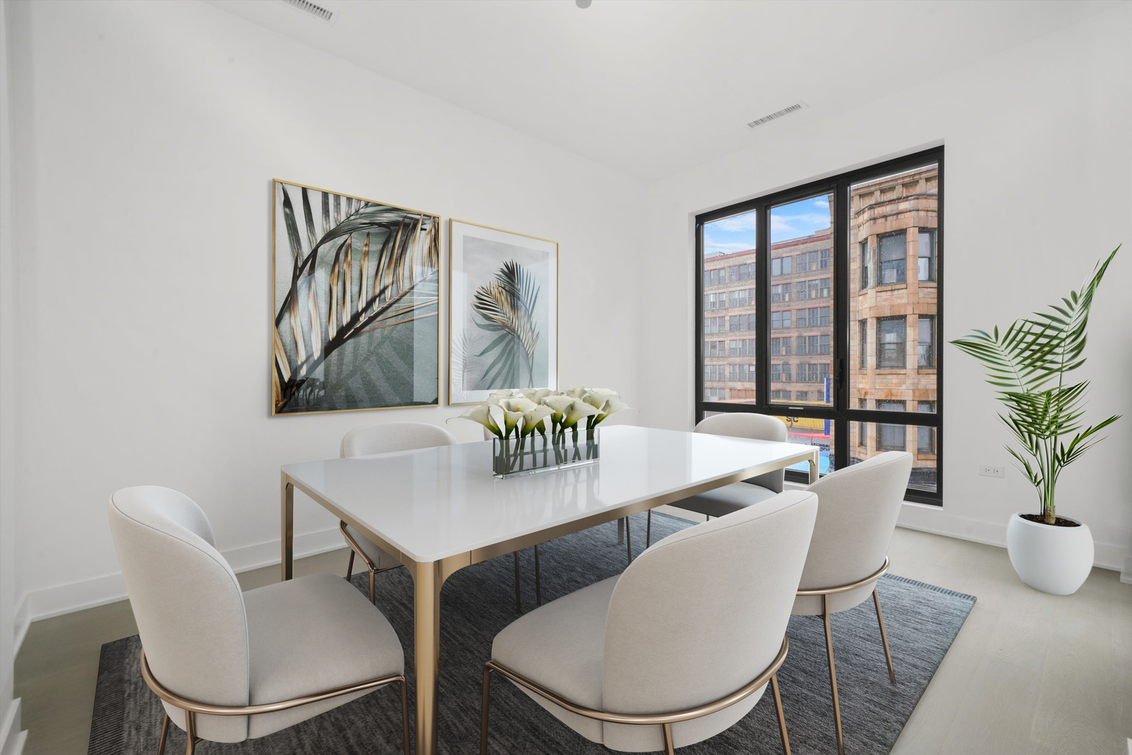 323 South Racine Avenue, Unit 3C Chicago, IL 60607 - Photo 6 of 18 a view of a dining room with furniture