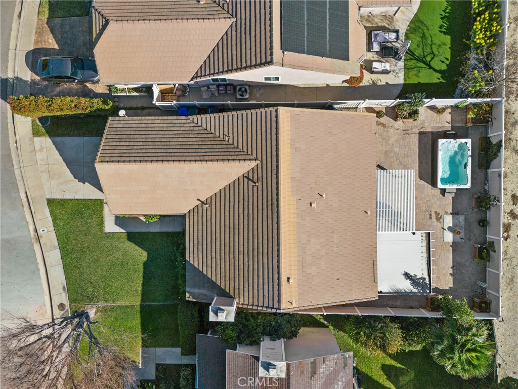 7407 Ambrosia Road Rancho Cucamonga, CA 91730 - Photo 21 of 35 drone image top of house
